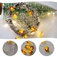 thumbnail image 3 of Fiudx Guirnalda de Luces Led Navideñas, Luz Blanca Cálida, Funciona con Pilas, 8 Modos de Iluminación con Control Remoto, Ideal para Fiestas En Interiores y Exteriores, Fácil de Instalar, 50 Bombilla, 3 of 6