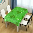 thumbnail image 7 of Coolnut St Patrick's Day Clover Tablecloth, Waterproof Washable Polyester Square Table Cover, Durable Tablecloth for Kitchen Dining Table Party Decor, 60"X 90", 7 of 7