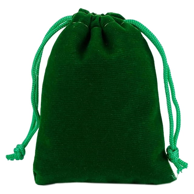 Bolsas de Terciopelo VentDepot MiniVelvGreen 15Pzas Verde 7.2x9cm Terciopelo