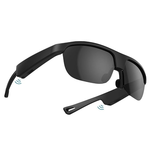 Smart Glasses,Polarized Sunglasses with Bluetooth Speaker,Clear Call,Remote Control for Taking Photos,Outdoor UV Protection,Voice Assistant and Voice Control