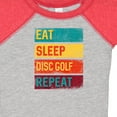 thumbnail image 4 of Inktastic Disc Golfer Eat Sleep Disc Golf Repeat Boys or Girls Baby Bodysuit, 4 of 5