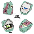 thumbnail image 5 of FORMRS Mini Backpack Purse for Women Travel Daypack Casual Shoulder Bag, Pink Cheetah, 5 of 7