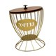 thumbnail image 5 of Cesta para cápsulas de café, cesta decorativa para cápsulas de café espresso. oro con tapa, 5 of 9