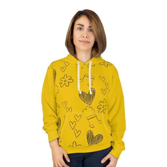 TSmartArt @ Walmart. Scribble. Unisex Pullover Hoodie, XS-2XL