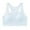 #02-Blue, variant on YAYUBA Girls Bras 10-12,Girls Sports Bras Seamless Racerback Training Bras Yoga Athletic Casual Tops Scoop Neck Padded Crop