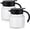 White, variant on 2 Pcs Thermal Coffee Carafes for Keeping Hot/cold Stainless Steel Small Coffee Creamer Container Double Wall Vacuum Insulated Tea Pot Milk Beverage Dispenser for Party Home (27 oz,Orange)