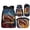 Fire Rugby, variant on KUIFORTI Lighting Baseball Backpack with Lunchbox, 4 Piece Kids Bookbag Set for Boys Elementary Primary Middle School, Cool School Bag with Pencil Case Water Bottle Sleeve Back to School Gifts
