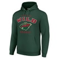 thumbnail image 2 of Men's Starter Green Minnesota Wild  Logo Pullover Hoodie, 2 of 3