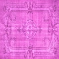 thumbnail image 1 of Ahgly Company Indoor Square Abstract Pink Contemporary Area Rugs, 7' Square, 1 of 4
