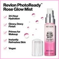 thumbnail image 4 of Revlon PhotoReady Rose Glow Mist Spray, Dewy Finish, 24 Hour Hydration, 1.2 fl oz, 4 of 7