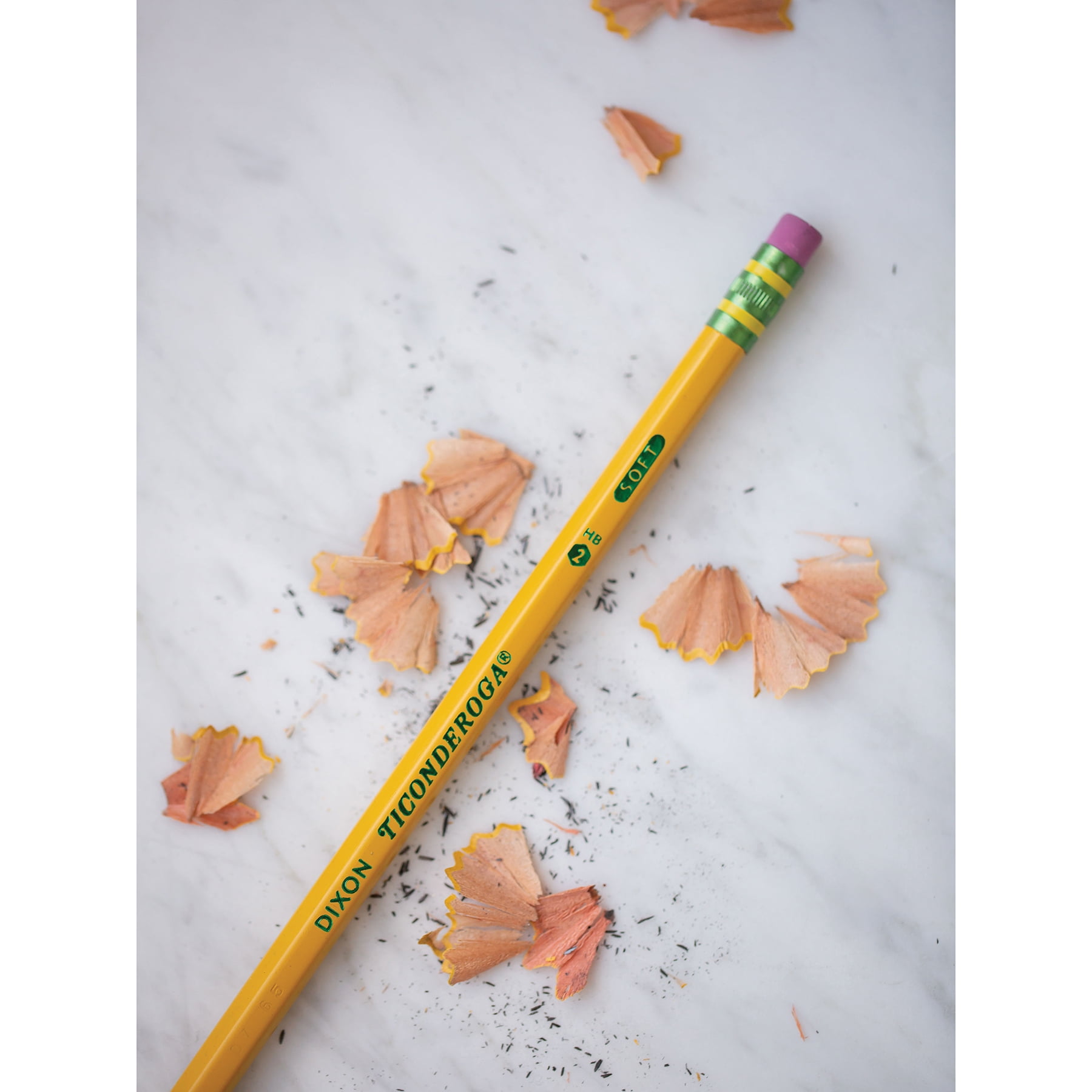 Ticonderoga Pencils, #2 Soft, Yellow, Unsharpened, 24 Per Pack, 2 Packs