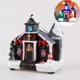 thumbnail image 1 of Nuevo 2023 luces de Navidad casa pueblo micro paisaje resina casas de pueblo de Navidad, 1 of 4