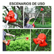thumbnail image 4 of Desbrozadora Inalámbrico Eléctrico Pasto Cortadora Portátil Naranja/Negro, 4 of 6