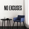 thumbnail image 1 of Aucune Excuse Sticker Mural Auto Motivation Citation Sport Home Gym Intérieur Mur Art Mural, 1 of 7