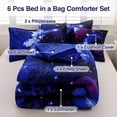 thumbnail image 4 of NTBED Galaxy Bedding Sets Outer Space Comforter Bed in a Bag 3D Printed Quilt for Children Boy Girl Teen Kids Twin 6Pcs, 4 of 8