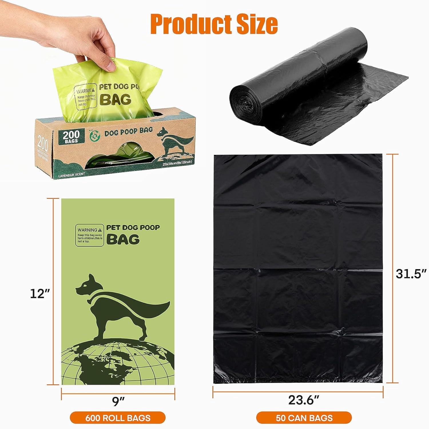 Metateel Dog Waste Station Outdoor, Pet Waste Disposal Station Rustproof Aluminum with 10 Gallon Trash Can, 600 Dog Poop Bags & 50 Liners for Parks, Trails, HOA Communities (Black)