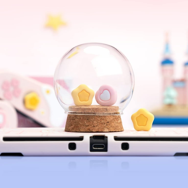 GeekShare Cute Ice Cream Switch Lite Case - Purple Mikko Design With Thumb Grips 2 thumbnail image