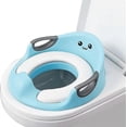 thumbnail image 1 of Children's Toilet Seat, Portable Baby Toilet Seat Booster Toilet Seat with Removable Cushion/Handle/Backrest for Boys and Girls, Ergonomic Non-Slip De, 1 of 5