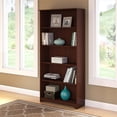 thumbnail image 2 of Pemberly Row 5 Shelf Bookcase in Harvest Cherry, 2 of 5
