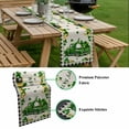 thumbnail image 5 of St. Patrick's Day Table Runner - 36 Inch Long, Kitchen Dining Table Runner Dresser Scarves, Gnomes Shamrocks Truck Gold Coin Plaid Farmhouse Decor for Coffee Tables Wedding Party Banquet, 5 of 8