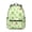 Mushroom and Frog, variant on Mushroom and Character White Pattern Backpack for School, Cute School Bag with Adjustable Shoulder Straps and Padded Back, 15.3"x11"x7.1"
