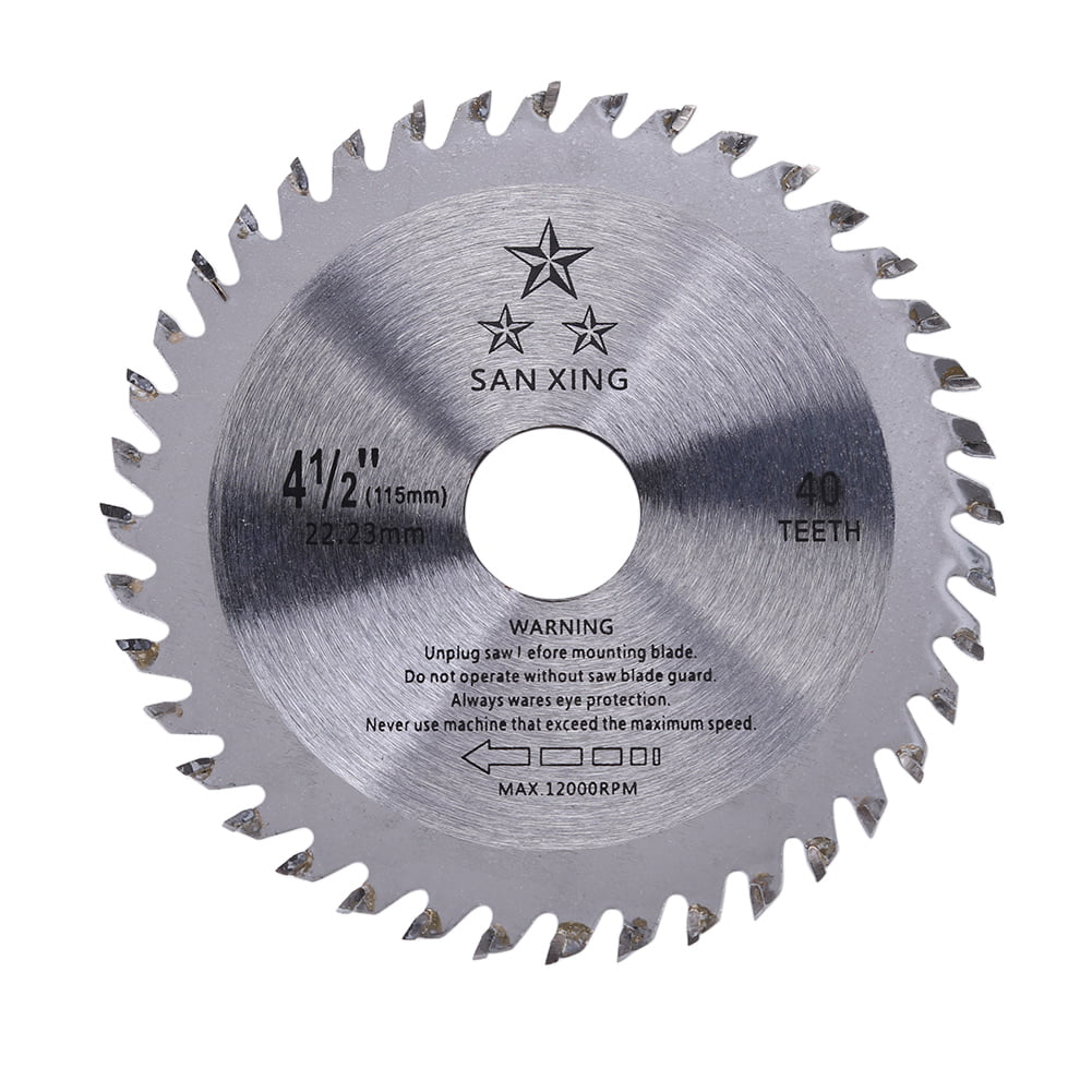 4.5 inch 40T Circular Saw Blade Wood Cutting Disc Metal Chipboard Cutter 