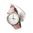 thumbnail image 2 of Resicozy Womens Watch Quartz Waterproof Ladies Wrist Watches with Leather Strap Pink, 2 of 3