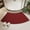 Red, variant on Hyknon Non-Slip Curved Bathroom Rugs Washable Quick Dry Bath Shower Mat Linen Absorbent Carpet for Toilet Tub Entryway, Red, 15.7x29.5"