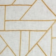 thumbnail image 6 of Archaeo Jigsaw Embroidery Linen Blend Curtain, 50"x95", Gold/Linen, 6 of 7