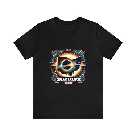 2024 Solar Eclipse Ohio Commemorative Tee