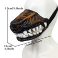 thumbnail image 5 of Bozal para perro, bozales de cesta transpirables, bozales acolchados de goma de látex para perros pequeños y medianos, máscara para perro, cachorro, Cosplay de Halloween, 5 of 5