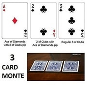 Bicycle Blue Back 3 Card Monte Magic Trick