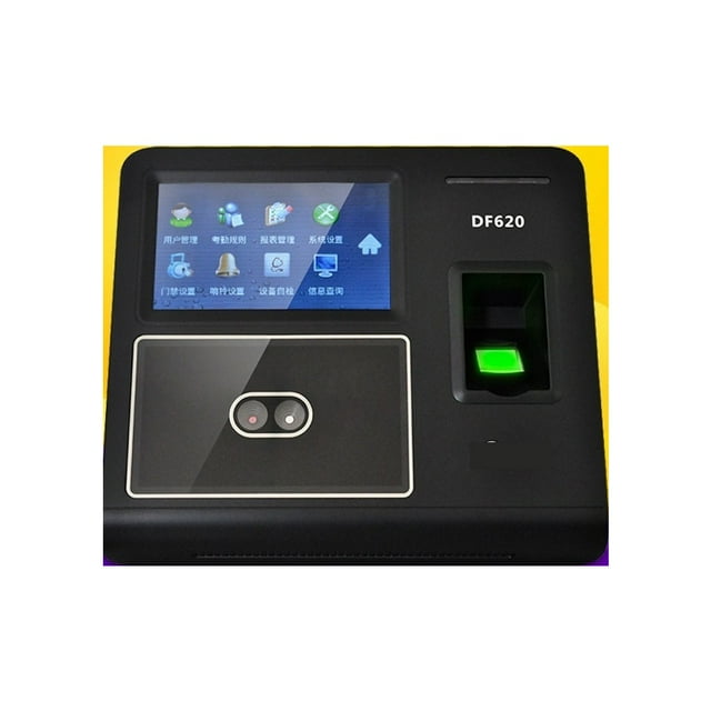 Machine de Suivi de Temps Visage + Empreinte Digitale Contrôle d'Accès Simple, Facile à Utiliser