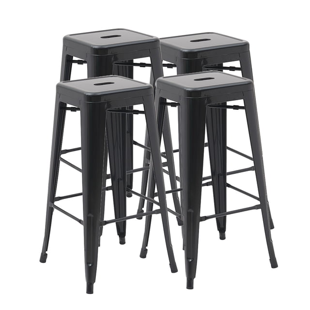 Bancos Tolix PARA BARRA RESTAURANTE VANLIG Negro 75 CM Acero pintado