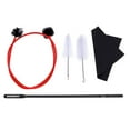 thumbnail image 3 of Kit de limpieza de mantenimiento de trompeta de 5 piezas perfecl cepillo de serpiente con varilla de limpieza y paño, 3 of 8