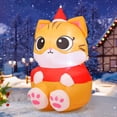 thumbnail image 4 of GOOSH 6 FT Christmas Inflatables Cute Christmas Cat with Built-in LEDs, Christmas Cat Inflatables Outdoor Christmas Decorations Clearance for Christmas Xmas Yard Lawn Garden Decor, 4 of 7