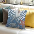 thumbnail image 3 of SHANXI Throw Pillow Cover,Summer Ocean Themed Pillow Covers Square Pillow Cases Cushion for Bedroom Home Sofa Decoration 18x18in, 3 of 5