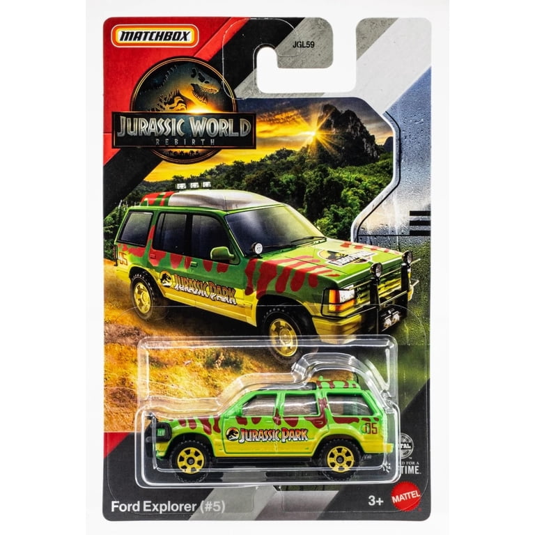 Jurassic World Rebirth Matchbox Die-Cast Vehicles Set of 4 JGL59