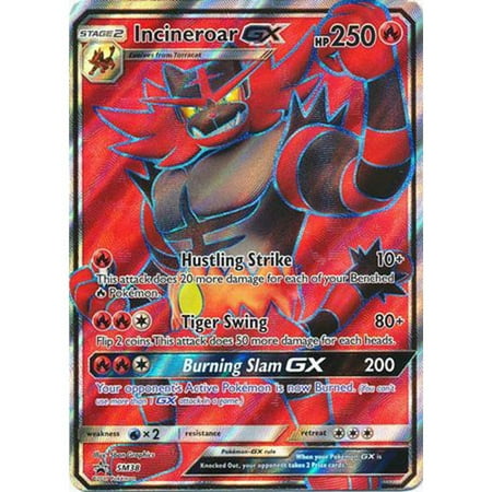 Pokemon Card New Incineroar Gx Sm38 Full Art Promo