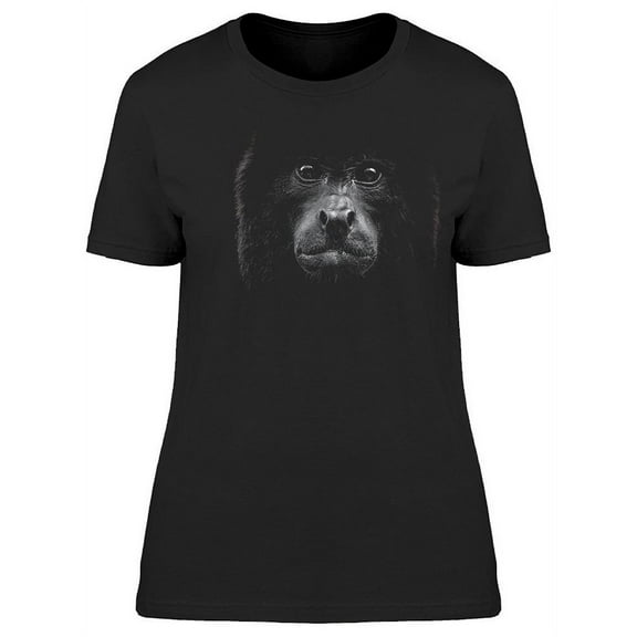 Face Of Monkey. Portrait T-Shirt Women -Image by Shutterstock, Female Large