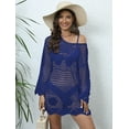 thumbnail image 3 of Uniexcosm Swimsuit Cover Ups for Women Hollow Out Swim Coverup Knited Summer Beach Cover Up Dress, 3 of 4