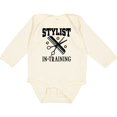 thumbnail image 3 of Inktastic Stylist in Training Girls Salon Girls Long Sleeve Baby Bodysuit, 3 of 5