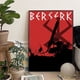 thumbnail image 3 of Póster de Anime B-Berserk-Guts, pintura de arte de pared, cuadro sobre lienzo, decoración del hogar, póster para sala de estar, sin marco, 3 of 5