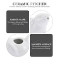 thumbnail image 4 of MasteelfCA Ceramic Milk Jug Animal Shaped Milk Cup Ceramic Coffee Syrup Pitcher for Home, 4 of 8