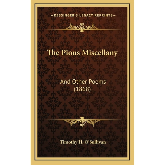 The Pious Miscellany (Hardcover)