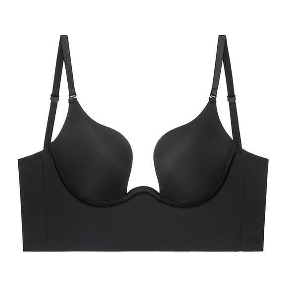 Sports Bras for Women Backless Cut Deep Back Soft Multiway Bra Womens Seamless Jelly Bras 1 PC