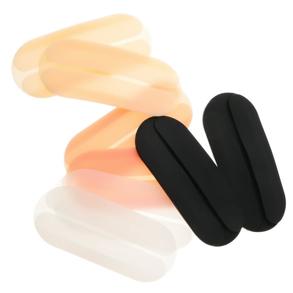 Hemoton 8pcs Bra Strap Silicone Pads Non Slip Shoulder Pads Bra Strap Cushion Pads Shoulder Pads Bra Strap Pads