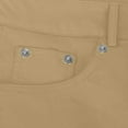 thumbnail image 6 of YUHAOTIN Joggers for Men Slim Fit Male Fashion Casual Solid Color Pocket Suit Pant Bell Bottoms Casual Pants,Khaki, 6 of 6