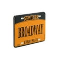 thumbnail image 2 of Souvenir Broadway License Plate Magnet, 2 of 2