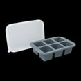 thumbnail image 2 of Blueoco Drynk Gray Silicone Stacking Ice Tray, 2 of 2